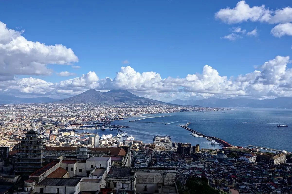 Naples panoramic view
